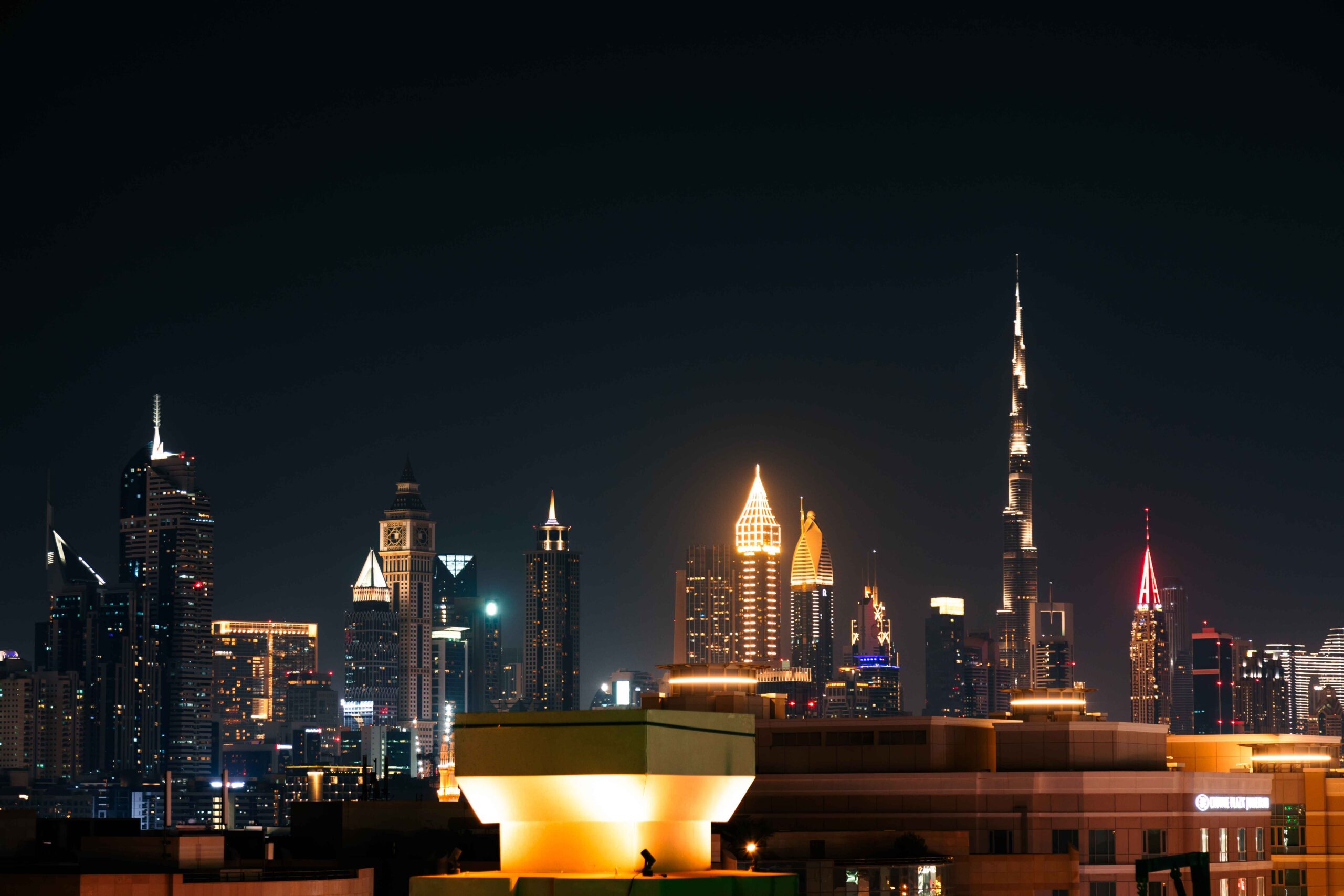 dubai-skyscrapers-at-night
